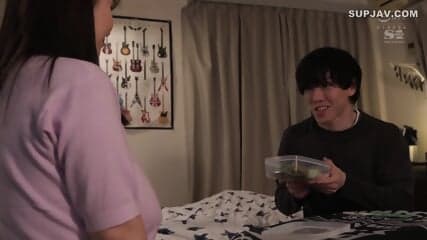 Momoka Kagura Seducing Her (Not) Brother With Her Huge Tits (RM)