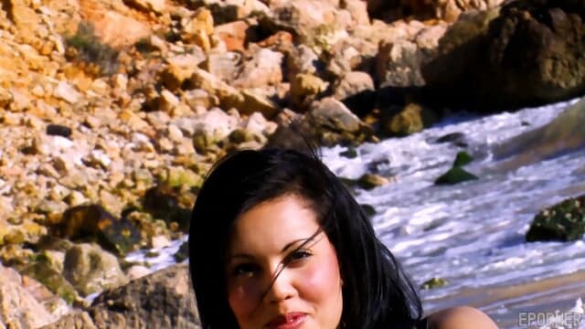 Having Fun On Beach