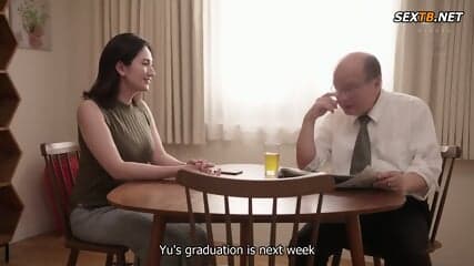 (Eng Sub) Busty Stepmother's Graduation Gift - Rei Kimura