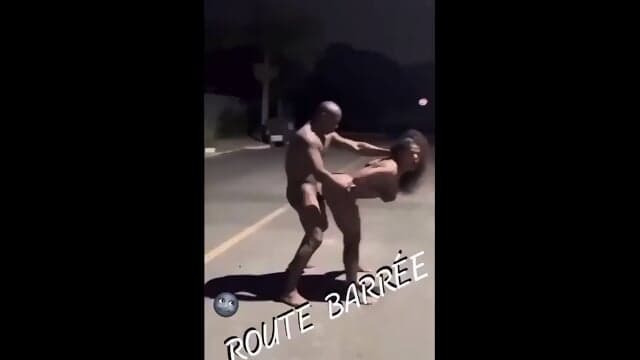 Baltasar Ebang Engonga has sex in the middle of the street at night.