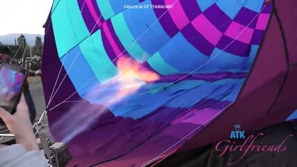 Blonde MILF Nicole Gives Blowjob After Hot Air Balloon Ride