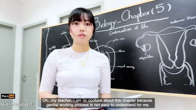 Hot Asian Teacher POV Creampie – Amateur Hardcore English Sub