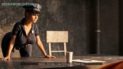 Big Ass Colombian Police Officer Gets Fucked Hard By BBC Prisoner (3D) Full Anime