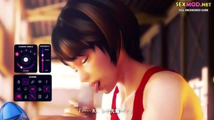 Two sexy 3D animation blonde hottie fucks dick